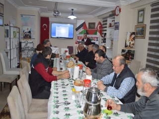 YEREL DERNEKLER GAZZE GÜNDEMİYLE  TOPLANDI