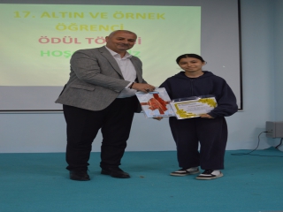 17.ALTIN VE ÖRNEK ÖĞRENCİ ÖDÜL TÖRENİMİZİ GERÇEKLEŞTİRDİK.