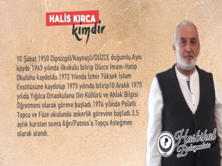 HALİS KIRCA HOCAMIZLA HALİSHANE BİR SÖYLEŞİ