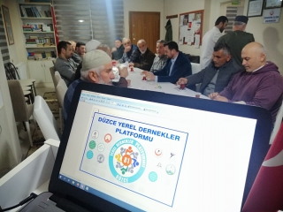 DÜZCE YEREL DERNEKLER PLATFORMU İFTARDA BULUŞTU