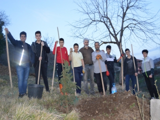 KAFYAYLA KABRİSTANLIĞINI AĞAÇLANDIRDIK.