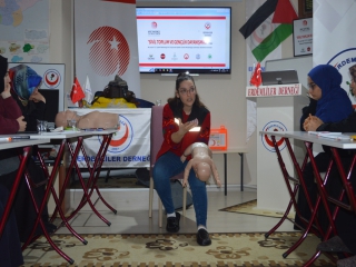 İLK YARDIM EĞİTİMLERİMİZİ DE GERÇEKLEŞTİRDİK.