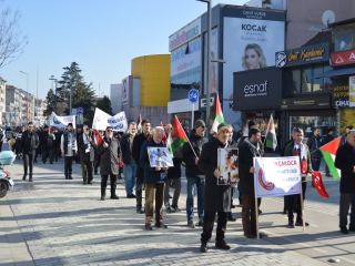 SENİNLEYİZ GAZZE DESTEK YÜRÜYÜŞÜMÜZÜ GERÇEKLEŞTİRDİK