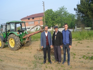 PIRPIR KÖYÜ KABRİSTANLIĞINI AĞAÇLANDIRDIK.