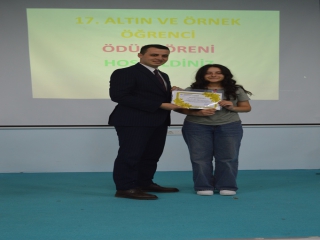 17.ALTIN VE ÖRNEK ÖĞRENCİ ÖDÜL TÖRENİMİZİ GERÇEKLEŞTİRDİK.