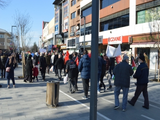 SENİNLEYİZ GAZZE DESTEK YÜRÜYÜŞÜMÜZÜ GERÇEKLEŞTİRDİK