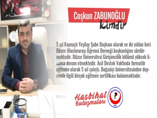 COŞKUN HOCAYLA KUDÜS´Ü KONUŞTUK.