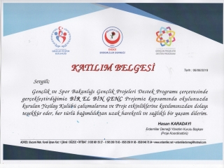 PROJE KAPANIŞ TÖRENİMİZE BEKLERİZ