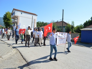 KUŞAKLAR BULUŞUYOR FARKINDALIK YÜRÜYÜŞÜ YAPILDI