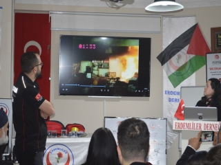 KIZILELMA ARAMA KURTARMA DERNEĞİNDEN AFET EĞİTİMİ
