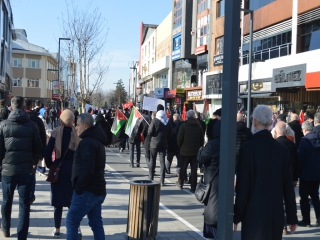 SENİNLEYİZ GAZZE DESTEK YÜRÜYÜŞÜMÜZÜ GERÇEKLEŞTİRDİK